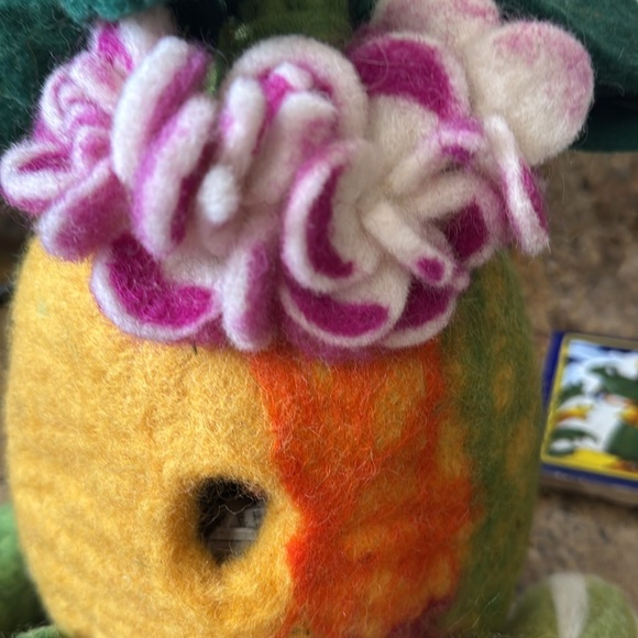 Wet Felt Birdhouse and Veggie Ornaments - Picture 3 of 3